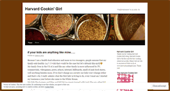 Desktop Screenshot of harvardcookiegirl.wordpress.com