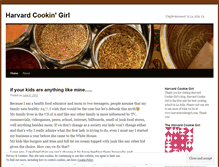 Tablet Screenshot of harvardcookiegirl.wordpress.com