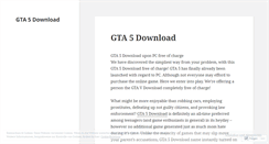 Desktop Screenshot of gta5downloadspc93.wordpress.com