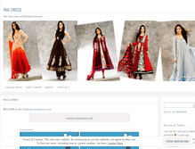 Tablet Screenshot of pakdress.wordpress.com