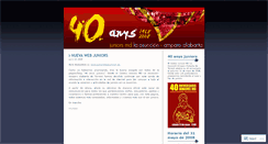 Desktop Screenshot of 40anysjuniors.wordpress.com
