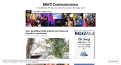 Desktop Screenshot of mayocommunications.wordpress.com