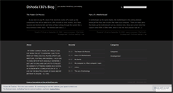 Desktop Screenshot of dshoda130.wordpress.com