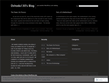 Tablet Screenshot of dshoda130.wordpress.com
