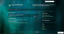 Desktop Screenshot of cursospoliciales.wordpress.com