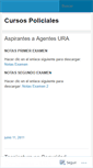 Mobile Screenshot of cursospoliciales.wordpress.com