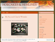 Tablet Screenshot of hoecakesandhemlines.wordpress.com