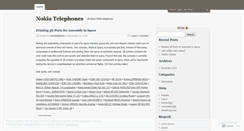 Desktop Screenshot of nokiatelephone.wordpress.com