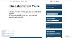 Desktop Screenshot of libertarian2010.wordpress.com