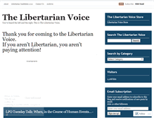 Tablet Screenshot of libertarian2010.wordpress.com