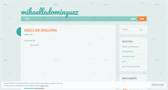 Desktop Screenshot of mikaelladominguez.wordpress.com