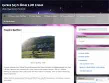 Tablet Screenshot of omerlutfiefendi.wordpress.com