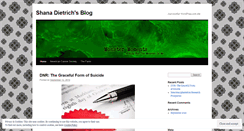 Desktop Screenshot of achainedshirt.wordpress.com