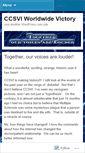 Mobile Screenshot of ccsvivictory.wordpress.com