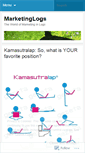 Mobile Screenshot of marketinglogs.wordpress.com