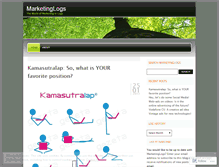 Tablet Screenshot of marketinglogs.wordpress.com