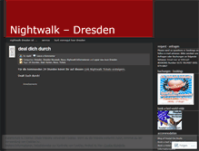 Tablet Screenshot of nightwalk.wordpress.com