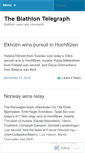 Mobile Screenshot of biathlontelegraph.wordpress.com