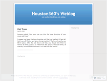 Tablet Screenshot of houston360.wordpress.com