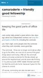 Mobile Screenshot of camaraderiecoop.wordpress.com