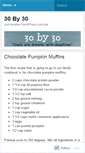 Mobile Screenshot of 30goalsby30.wordpress.com