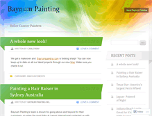 Tablet Screenshot of baynumpainting.wordpress.com