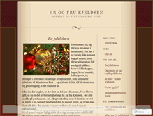 Tablet Screenshot of hrogfrukjeldsen.wordpress.com