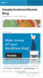 Mobile Screenshot of hauptschulemachtkunst.wordpress.com