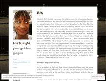 Tablet Screenshot of lizzstraight.wordpress.com