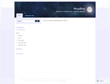 Tablet Screenshot of everythingninja.wordpress.com