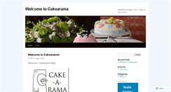 Desktop Screenshot of cakearama.wordpress.com