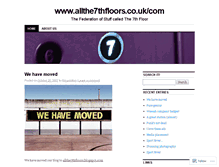 Tablet Screenshot of allthe7thfloors.wordpress.com