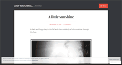 Desktop Screenshot of justwatching.wordpress.com