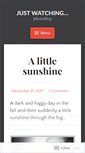 Mobile Screenshot of justwatching.wordpress.com