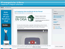 Tablet Screenshot of franquicialibre.wordpress.com