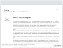 Tablet Screenshot of lmorty.wordpress.com