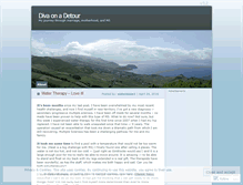 Tablet Screenshot of divaonadetour.wordpress.com