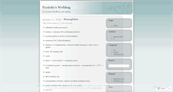 Desktop Screenshot of fyziola.wordpress.com