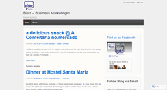 Desktop Screenshot of biskt.wordpress.com
