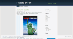 Desktop Screenshot of frassetti.wordpress.com