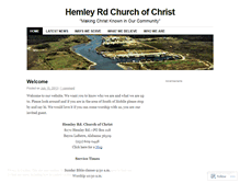 Tablet Screenshot of hemleyrdchurch.wordpress.com