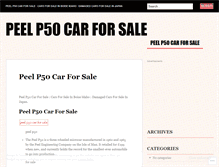 Tablet Screenshot of peelp50carforsalelej.wordpress.com