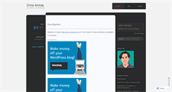 Desktop Screenshot of chrisarriola.wordpress.com