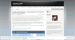 Desktop Screenshot of ethendras.wordpress.com