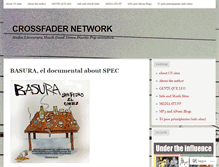 Tablet Screenshot of crossfadernetwork.wordpress.com