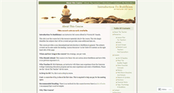 Desktop Screenshot of buddhismcourse.wordpress.com