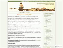 Tablet Screenshot of buddhismcourse.wordpress.com