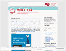 Tablet Screenshot of mixcreative.wordpress.com