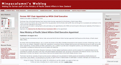 Desktop Screenshot of minpacalumni.wordpress.com