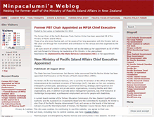 Tablet Screenshot of minpacalumni.wordpress.com